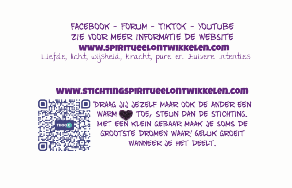 steun Stichting Spiritueel Ontwikkelen